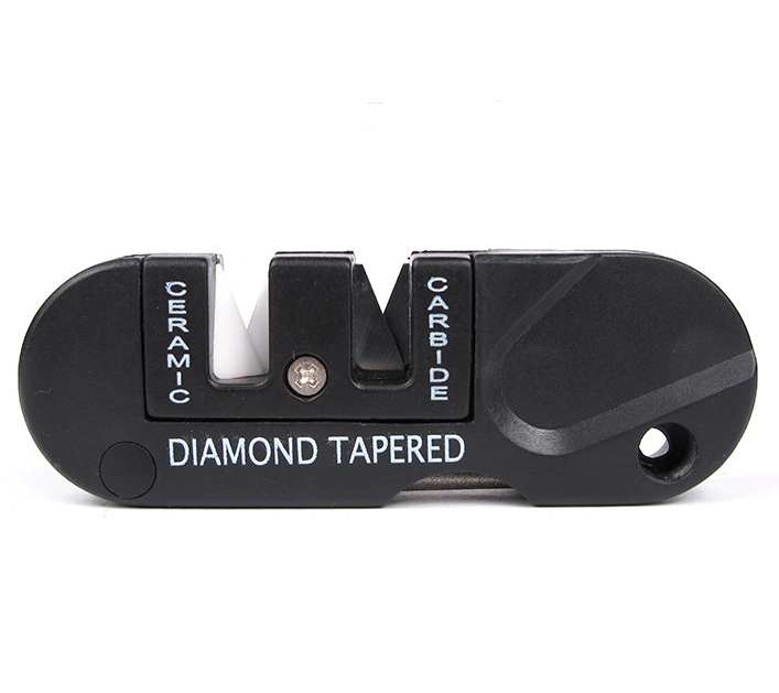 Pocket Knife Sharpener for Camping & Hiking – 3-Stage Portable Tool