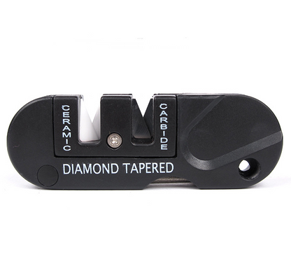 Pocket Knife Sharpener for Camping & Hiking – 3-Stage Portable Tool