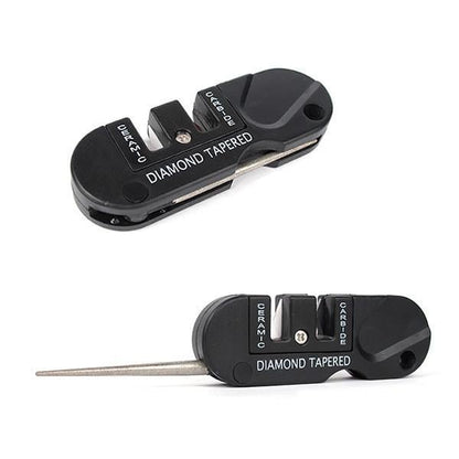 Pocket Knife Sharpener for Camping & Hiking – 3-Stage Portable Tool